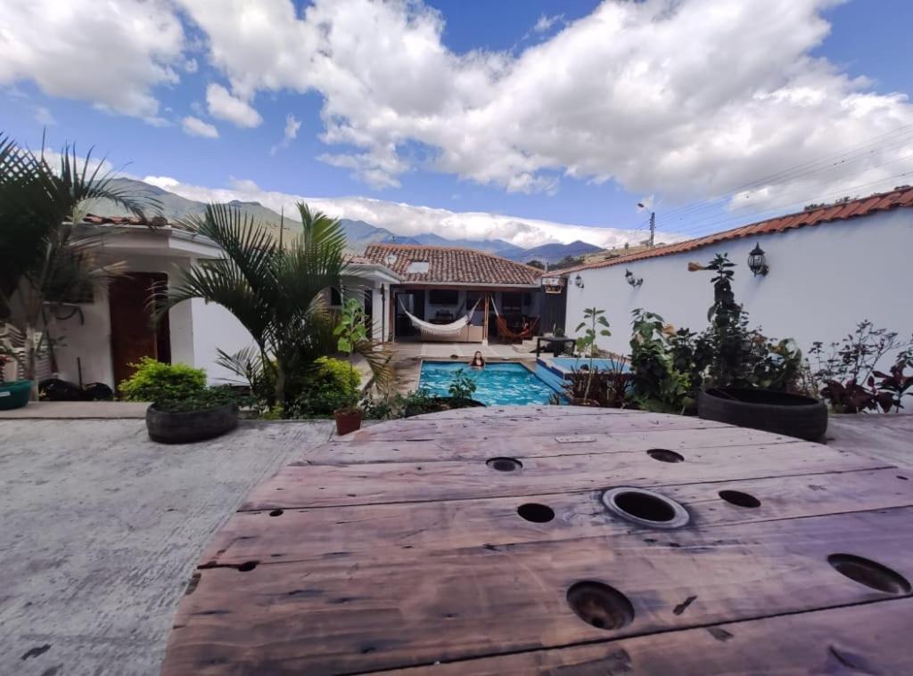 Hostel Las Palmas Vilcabamba Exterior foto